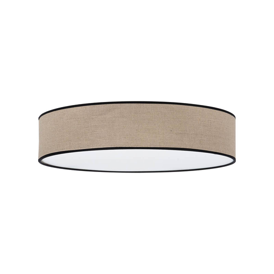 Tubo-kattovalo, kangasvarjostin beige, Ø 58cm