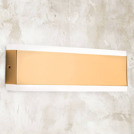 Garik – LED-seinävalaisin, kullanvärinen runko