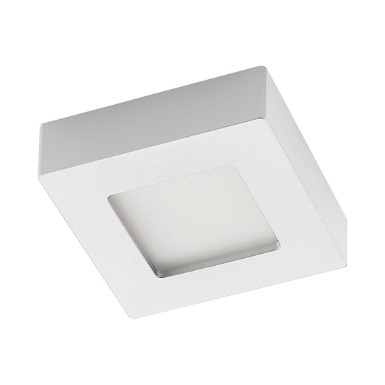 Prios Alette -LED-kattovalaisin hopea, 12,2 cm