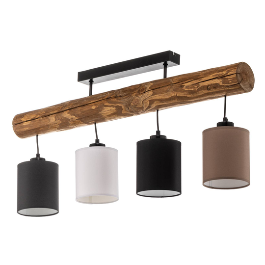 Kattovalaisin Furesta petsattu monivärinen 4-lamp.