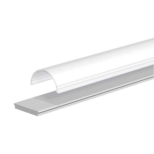 EVN APFLAT5 -alumiiniprofiili, 200 cm, puolipyöreä