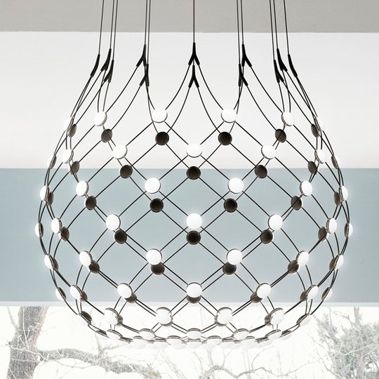 Luceplan Mesh riippuvalaisin Ø 100 cm Wireless 1 m