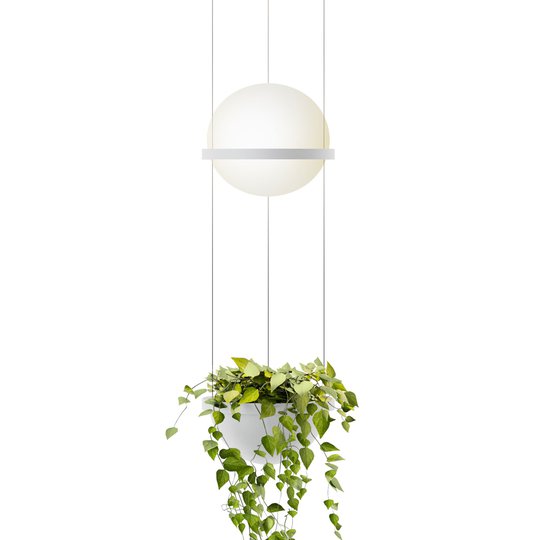 Vibia Palma 3724 riippuvalo kasvinkuori valkoinen