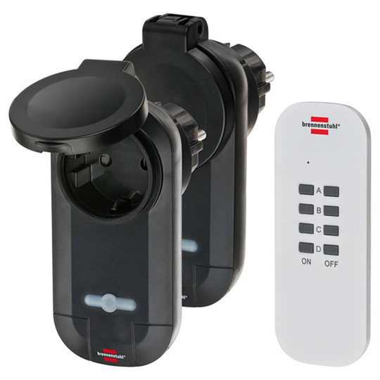 Pistorasiasetti Comfort-Line RC CE1 0201, 2 x IP44