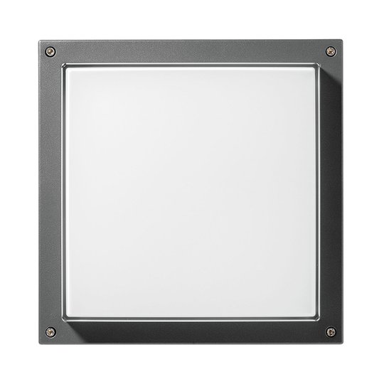 LED-seinävalo Bliz Square 40, 3 000K, antrasiitti