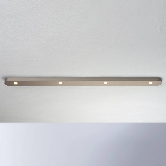 Bopp Close LED-kattovalaisin, 4-lamppuinen, taupe