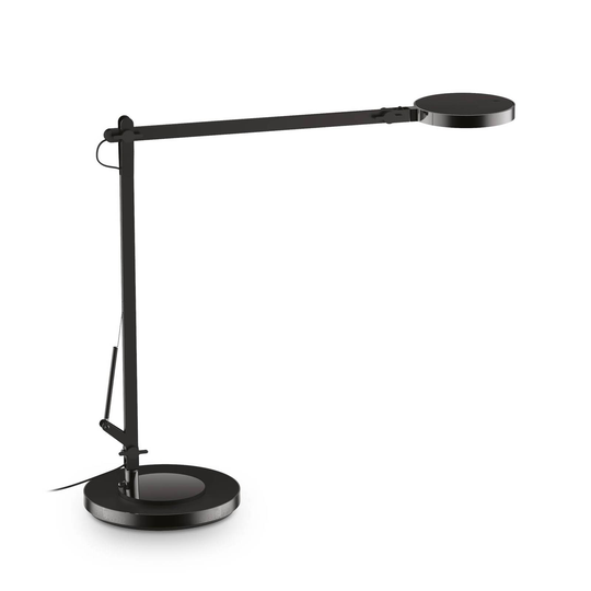Ideal Lux Futura -LED-työpöytävalaisin, musta