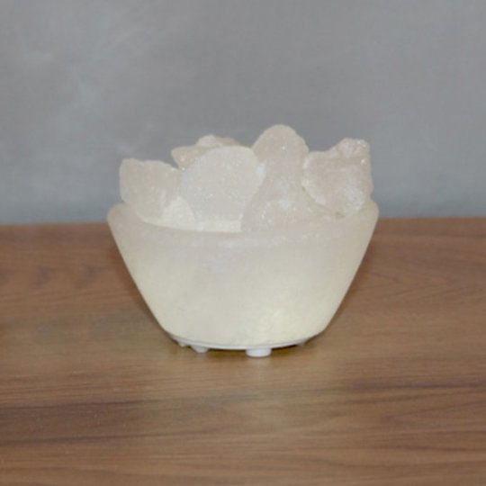 Valk. suolakristallimalja Petite, LED-valo