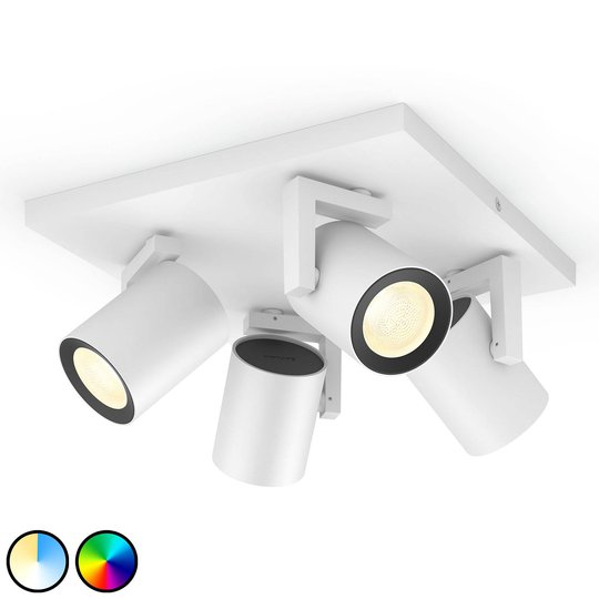 Philips Hue Argenta LED-spotti 4-lamp. valkoinen