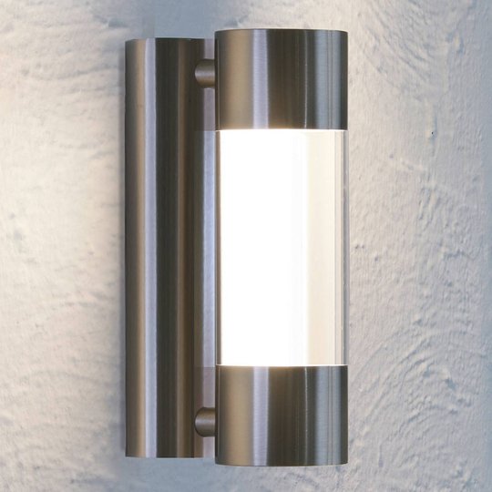 LED-ulkoseinävalaisin Robledo, ruostumaton teräs