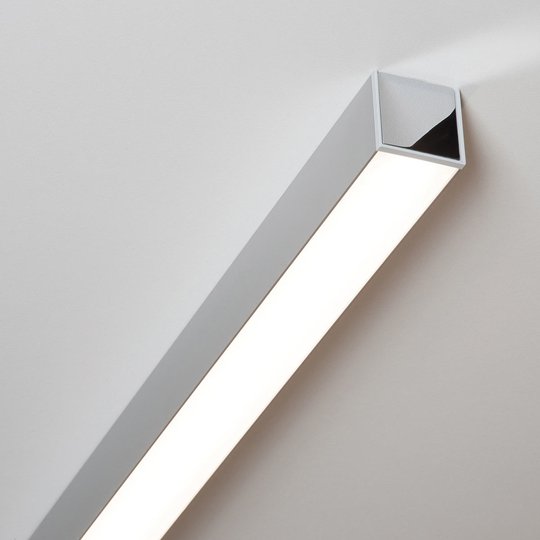 LED-kattovalaisin Ride 57,7 cm, eloksoitu alumiini