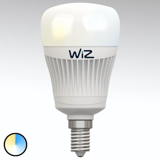 E14 WiZ LED-lamppu, ei kaukosäädintä., valkoinen