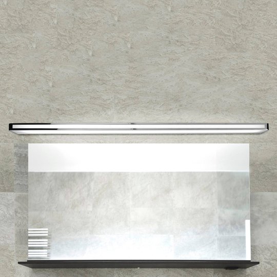 Ajaton LED-seinävalaisin Acros, 150 cm, kromi