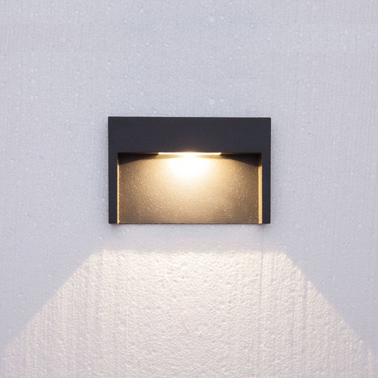 3 W LED-upotettava-seinävalaisin Mitja, IP65