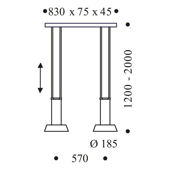OLIGO Glance LED-riippuvalo 2 lamp. aquamariini