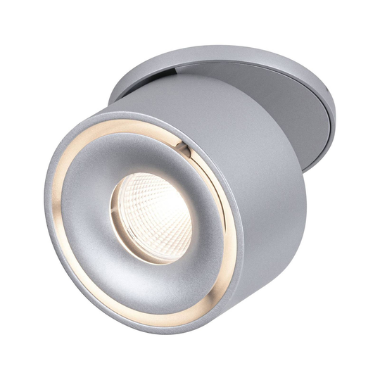 Paulmann Spircle -LED-uppovalaisin, mattakromi