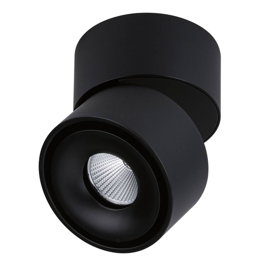 Paulmann Spircle -LED-alasvalo, mattamusta