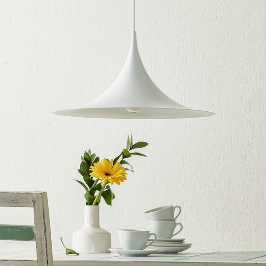GUBI Semi -riippuvalo Ø 47 cm valkoinen