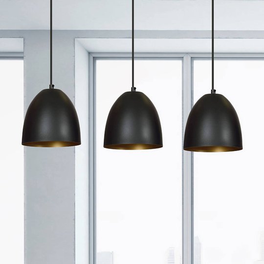 Riippuvalo Lenox, kolmilamppuinen musta/kulta