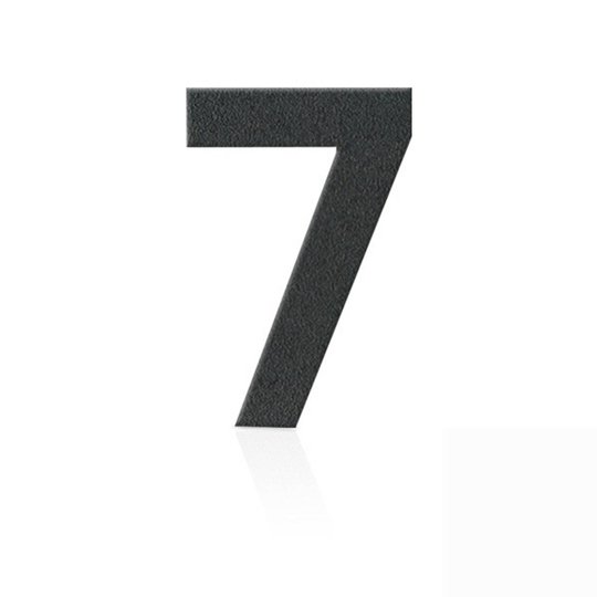 Ruostumaton teräs talonumero 7, grafiitinharmaa