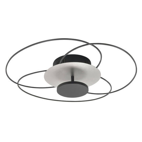 Fiore-LED-kattovalaisin, 2 700 K, musta/nikkeli