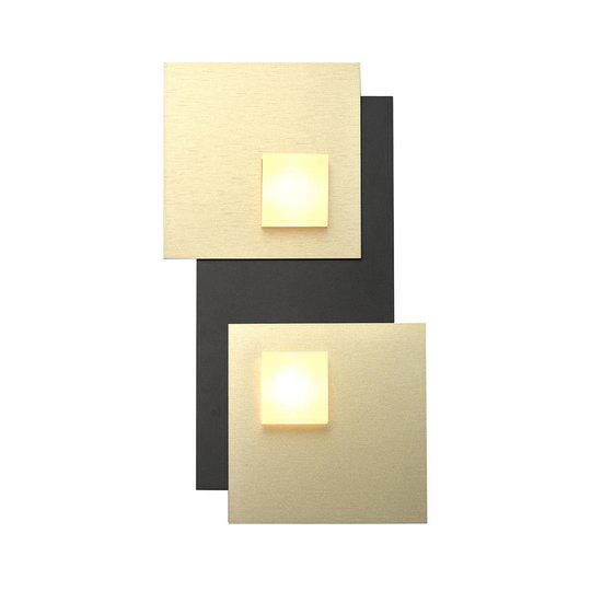 Bopp Pixel 2.0 LED-kattovalaisin, 2-lamp., musta