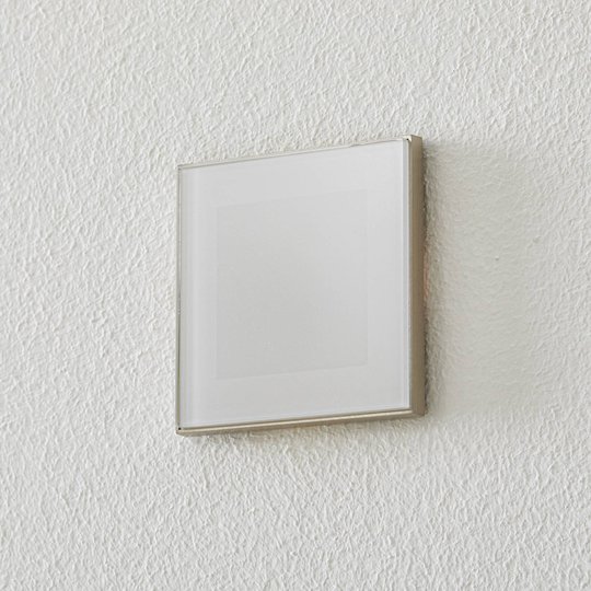 BEGA Accenta seinäuppo kulmikas rengas teräs 315lm