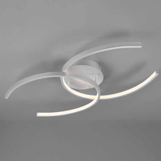 LED-kattovalaisin Cocos himmennys 3 000 K titaani