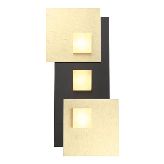 Bopp Pixel 3.0 LED-kattovalaisin, 2-lamp., musta