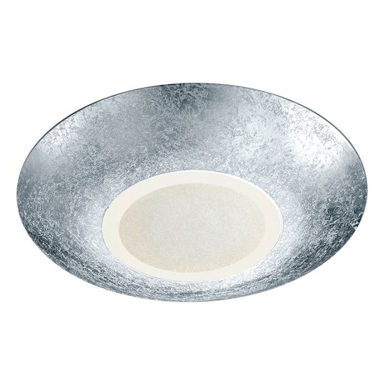LED-kattolamppu Chiros pyöreä hopeainen
