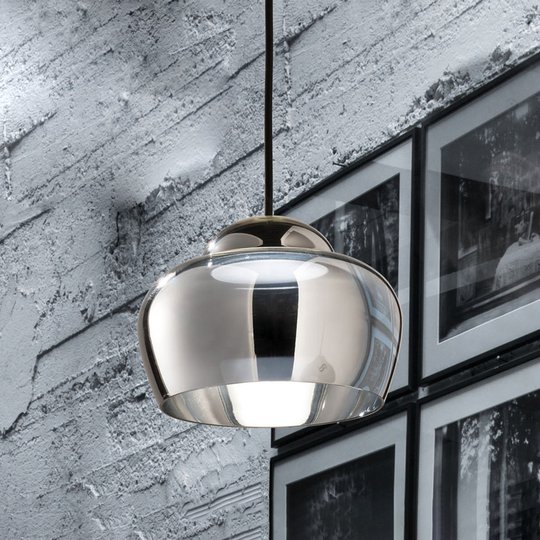 LED-riippuvalaisin Cristallina, kromi