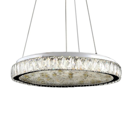 LED-riippuvalaisin Dana kristallein