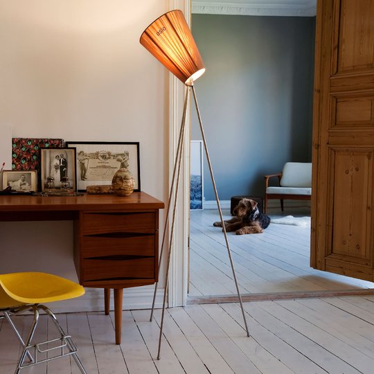 Northern Oslo Wood -lattiavalo, teräs/beige