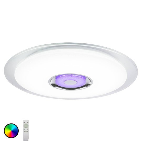 LED-kattovalaisin Tune RGB kaiuttimella Ø 60