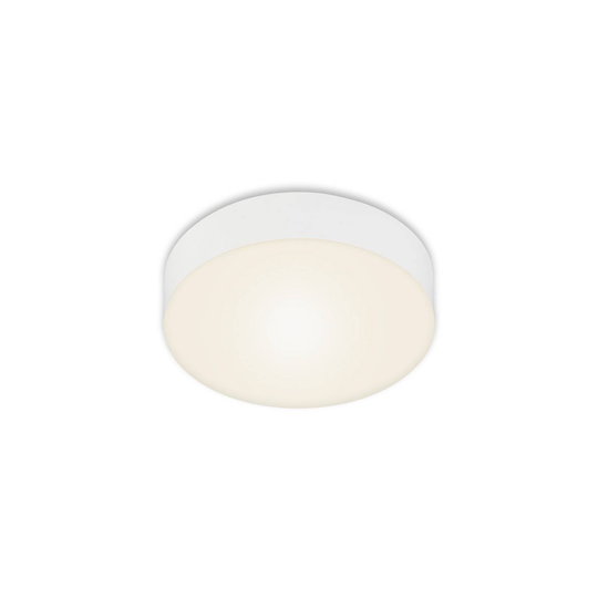 LED-kattovalaisin Flame, Ø 15,7 cm, valkoinen
