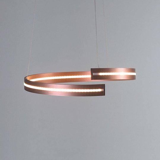 Bopp Break - LED-riippuvalaisin, 40 cm, ruusukulta
