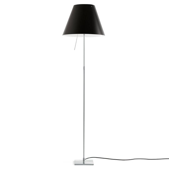 Luceplan Costanza -lattiavalo D13ti alu/musta
