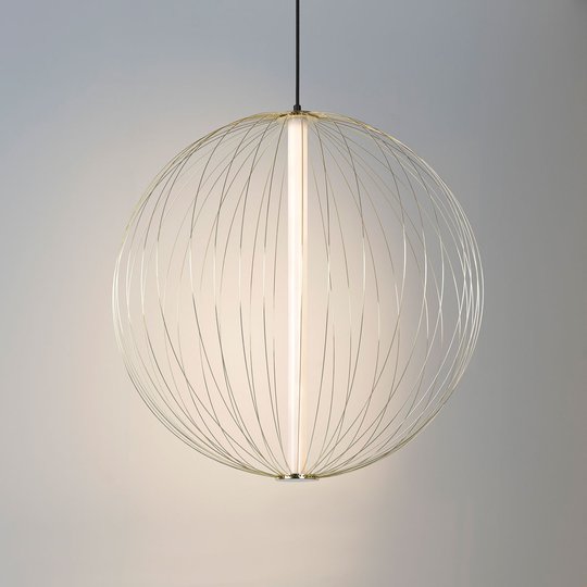 LED-riippuvalaisin Carbony himmennettävä, messinki