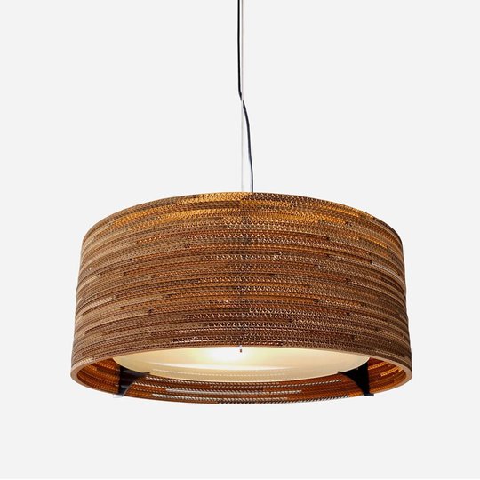 Drum-riippuvalaisin kierrätyskartongista, 61 cm
