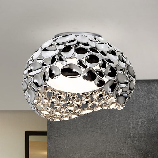 LED-kattovalaisin Narisa, Ø 46 cm, kromi