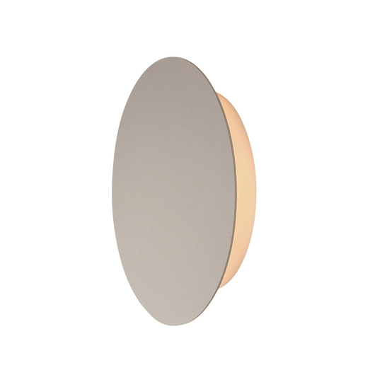 Escale Blade -LED-seinävalaisin, taupe, Ø 24 cm