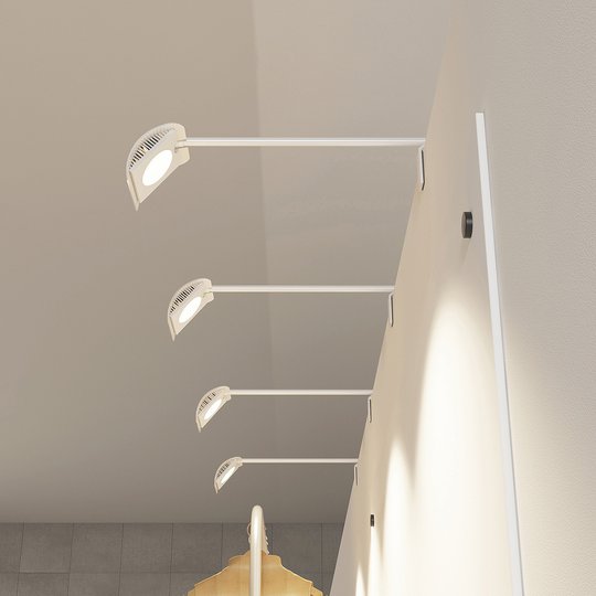 Arcchio Macey -LED-display-valaisin, valkoinen