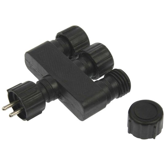Moninkertainen kaapelinjakaja IP44 3-kertainen