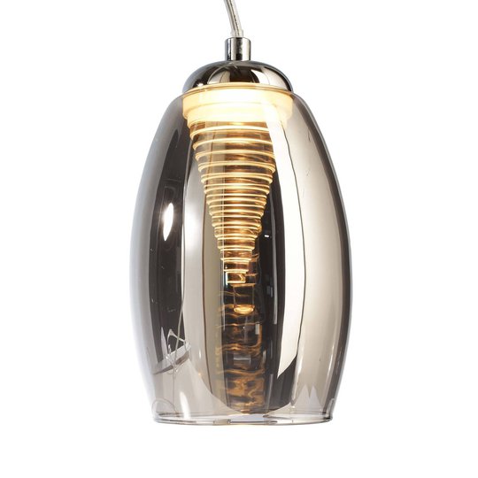 LED-riippuvalaisin Electra lasia, 3-lamppuinen