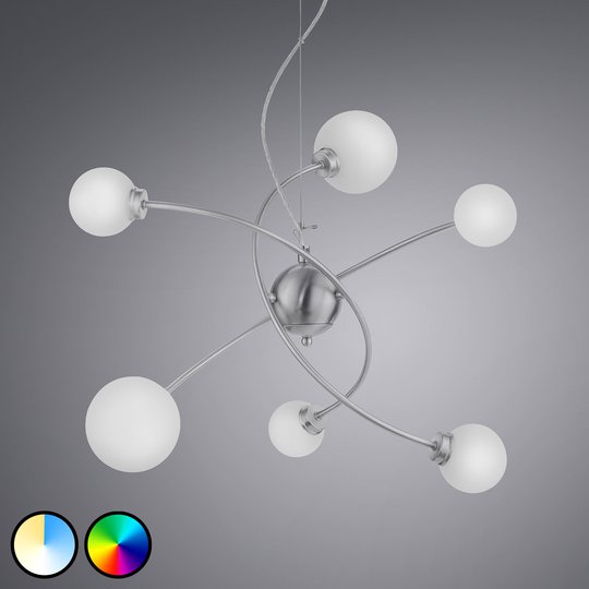Trio WiZ Dicapo -LED-riippuvalaisin, 6-lamppuinen