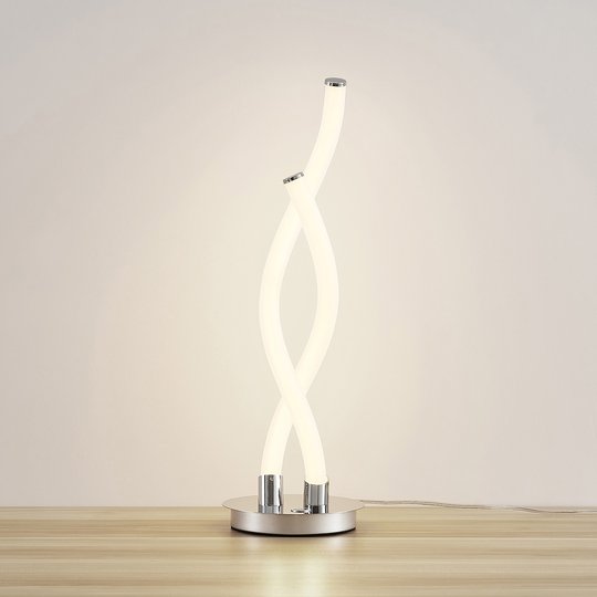 Lucande Wewa -LED-pöytälamppu, 3-port. himmennys