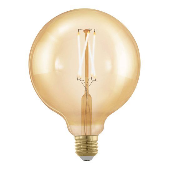 LED-globe-lamppu E27 G125 4W 1700K kulta himmennys