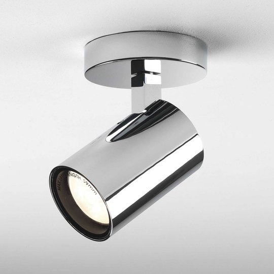 Astro Aqua Single LED-kattovalaisin, kromi
