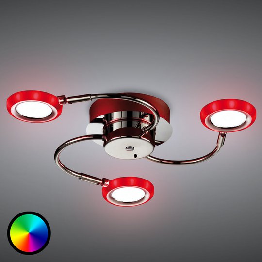 LED-kattolamppu Turner, 3-lamppuinen