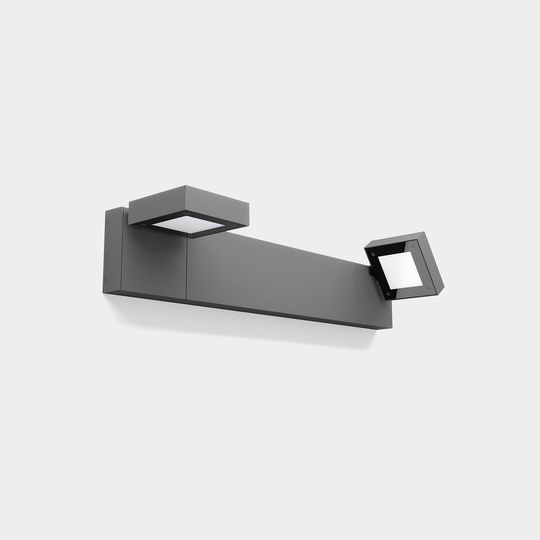 LEDS-C4 Modis -ulkolamppu 2x16,6W CCT antras. 80cm